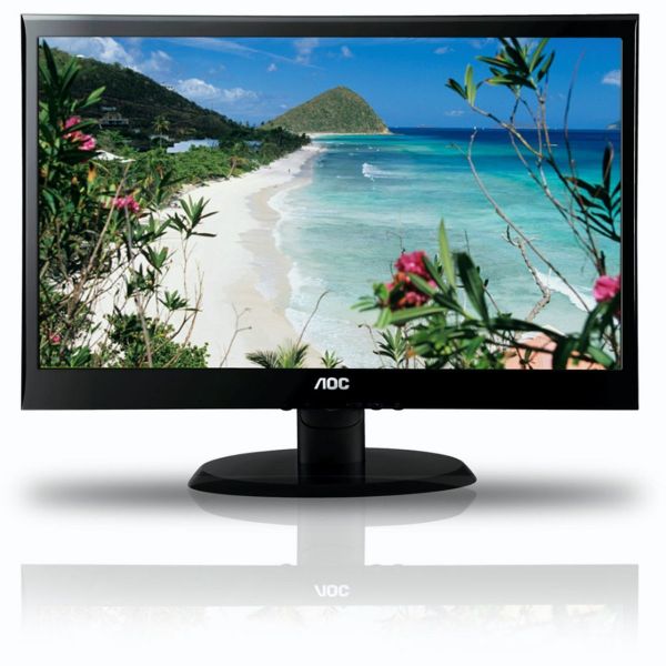 MON. LED 18.5" AOC - SLIM (novo na caixa)