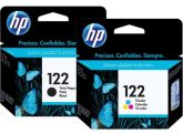CARTUCHO DE TINTA HP 122 PRETO E COLORIDO (NA CAIXA)
